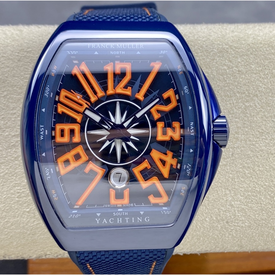 【Super Clone】Franck Muller Framulan V45 Ceramic Yacht Model Orange 45mm