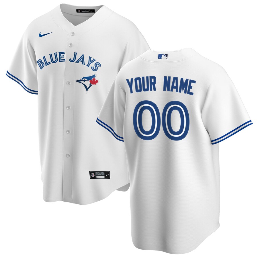 Toronto Blue Jays Home Custom Jersey White