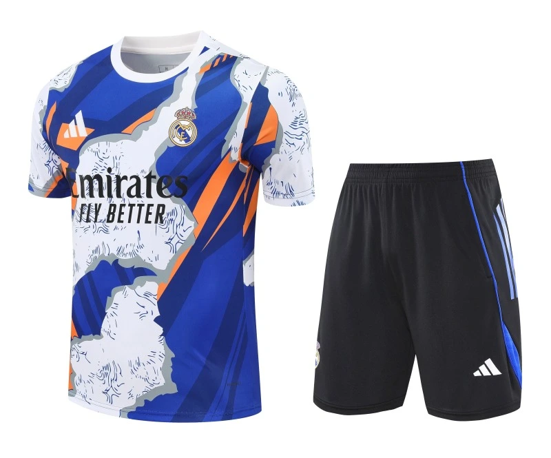 2025-26 Real Madrid Short Sleeve Training Wear