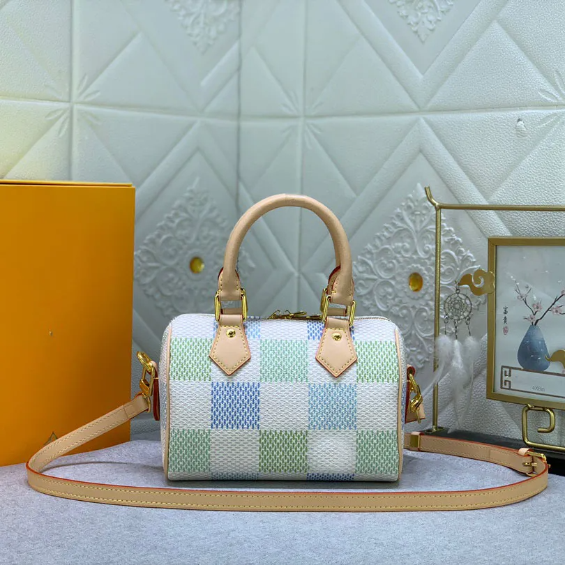 Louis Vuitton Speedy Bandoulière Damier Canvas Pistachio 20Cm N40515