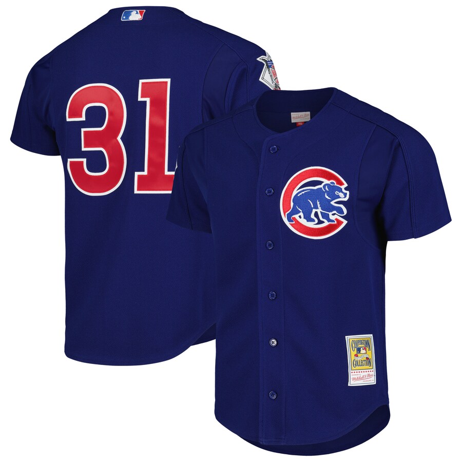 Greg Maddux Chicago Cubs Mitchell&Ness Cooperstown Collection 2005 Batting Practice Jersey Royal