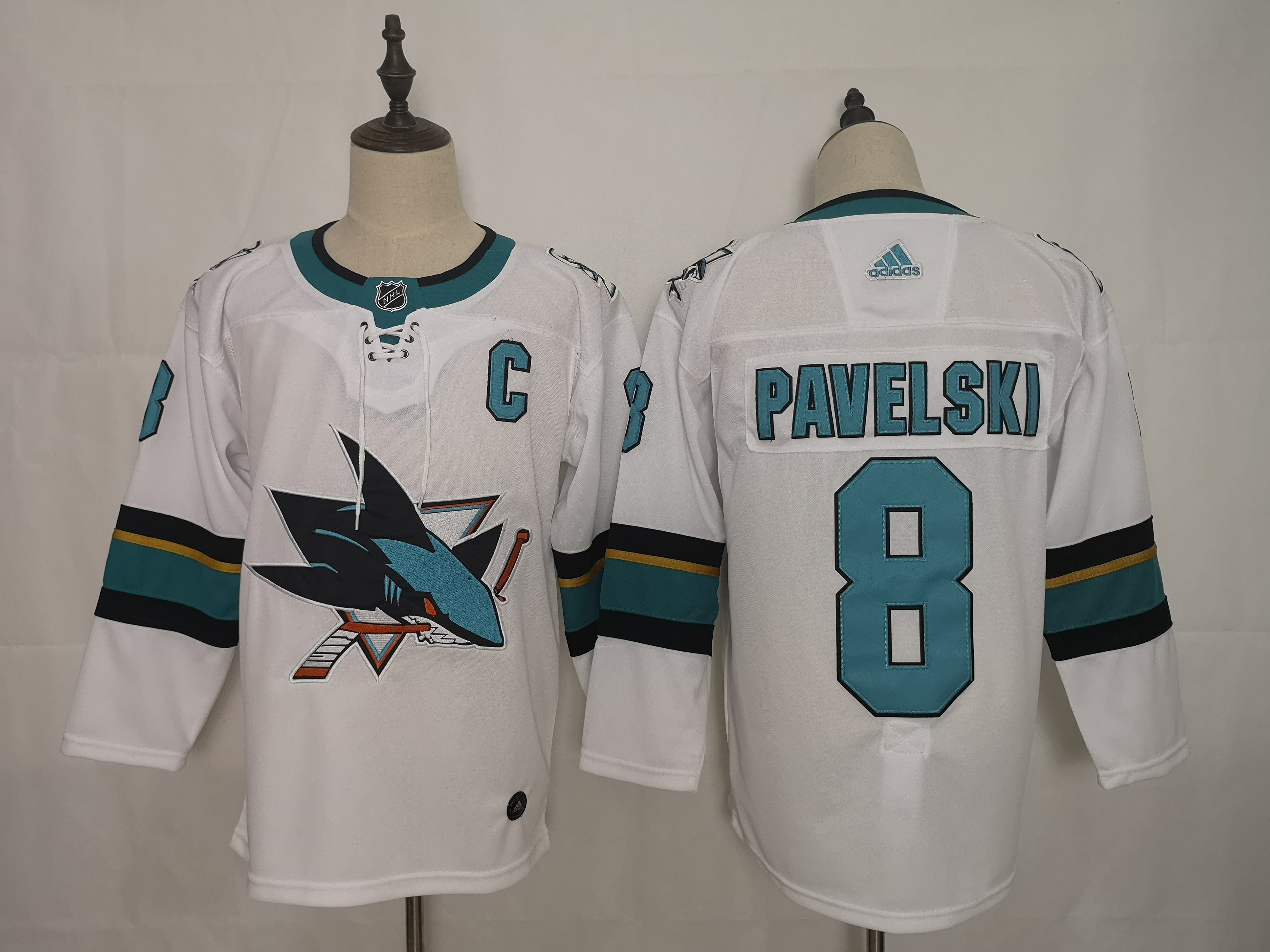 NHL San Jose Sharks PAVELSKI # 8 Jersey