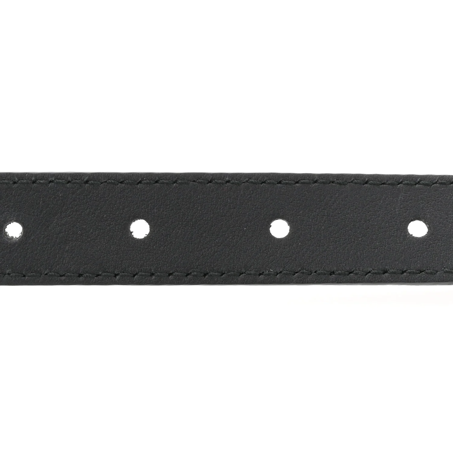 Calfskin Queen Margaret Bee Belt 80 32 Black