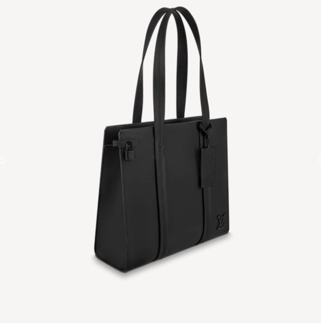 Louis Vuitton Aerogram Takeoff Tote Bag Black 37Cm M57308