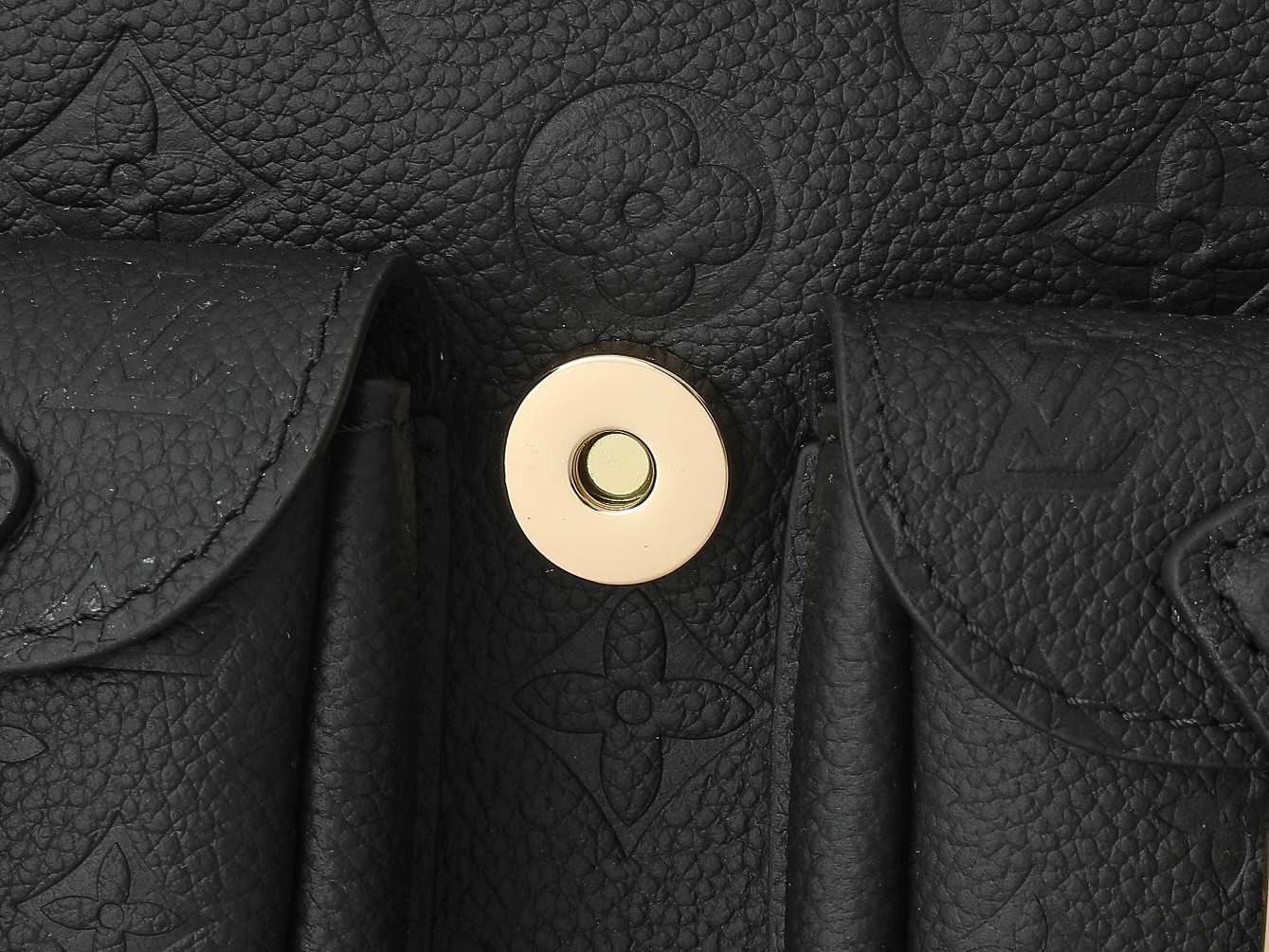 Louis Vuitton Backup Monogram Empreinte Leather – Women – Handbags Black