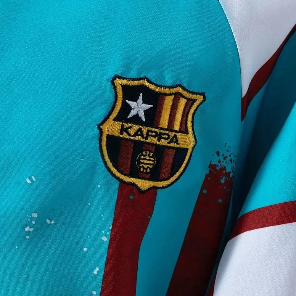 Barcelona Windbreaker 1996/97 Retro #9 Football Soccer Jacket