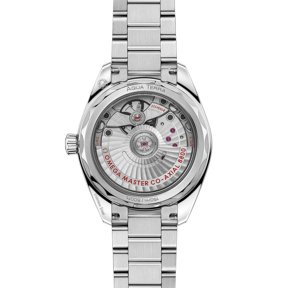 Omega Seamaster Aqua Terra Shades 34 mm Lavender Dial Stainless Steel Bracelet 220.10.34.20.10.002