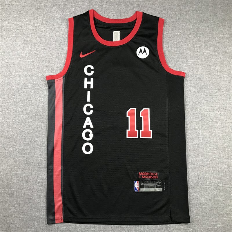 Men's Jersey 2024 Season Bulls #11 Black City Edition DEROZAN