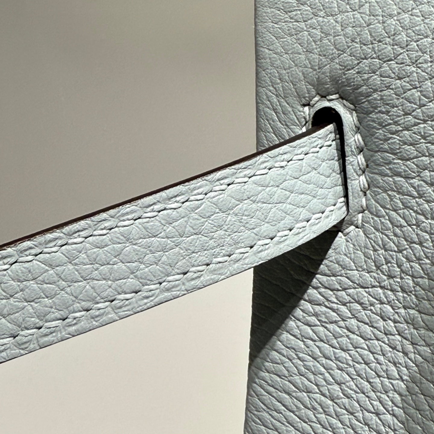 Hermes Birkin 25Cm Baby Blue Togo Leather Silver Hardware 237514