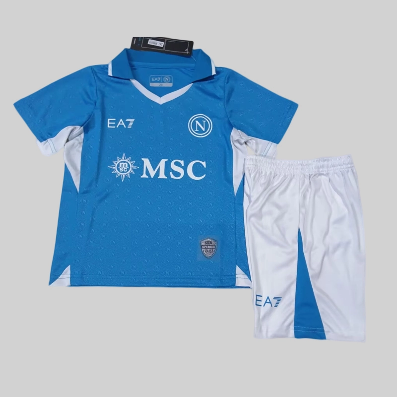 2024-25 Napoli home Kids Kit jersey