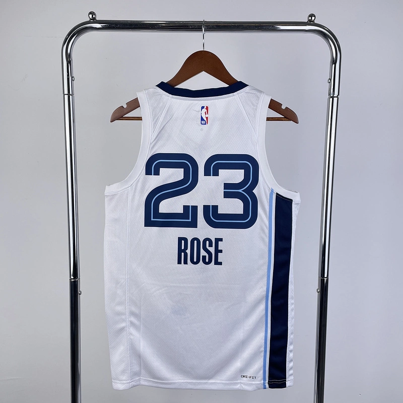 2023 NBA Memphis Grizzlies 23 ROSE Basketball Jersey
