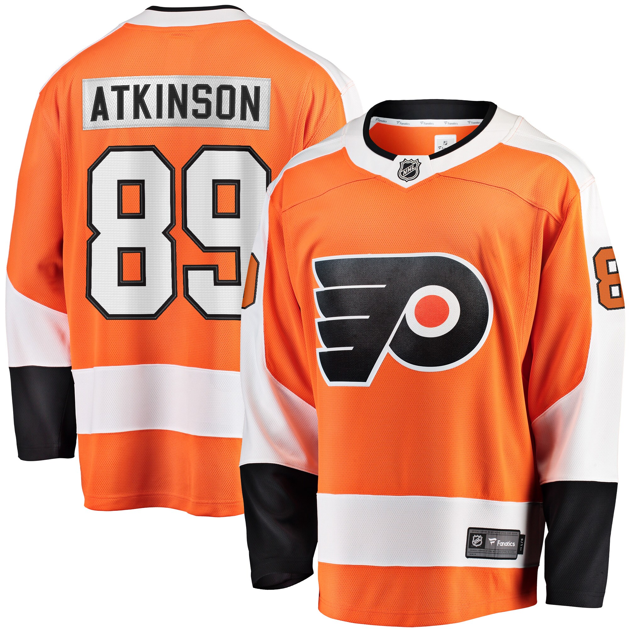 Cam Atkinson Philadelphia Flyers Fanatics Breakaway Player Jersey – Orange