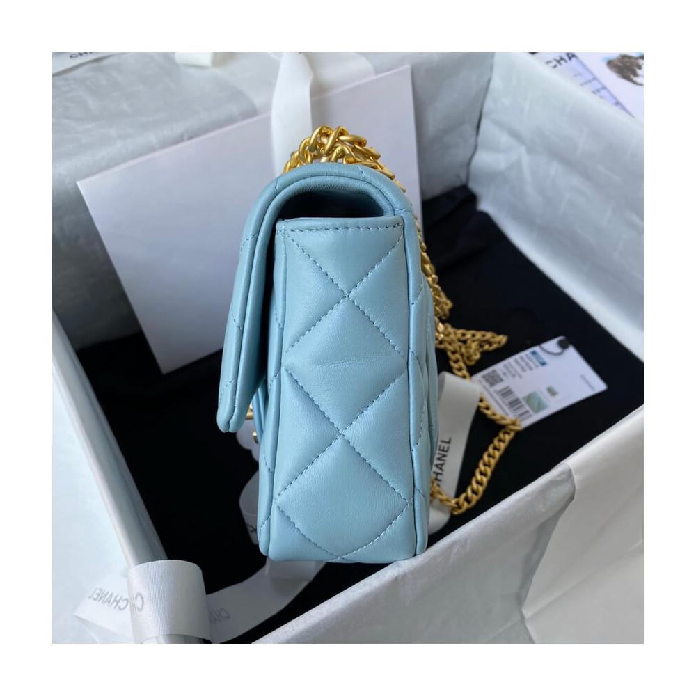 Chanel Small Flap Bag in Lambskin with Enamel CC