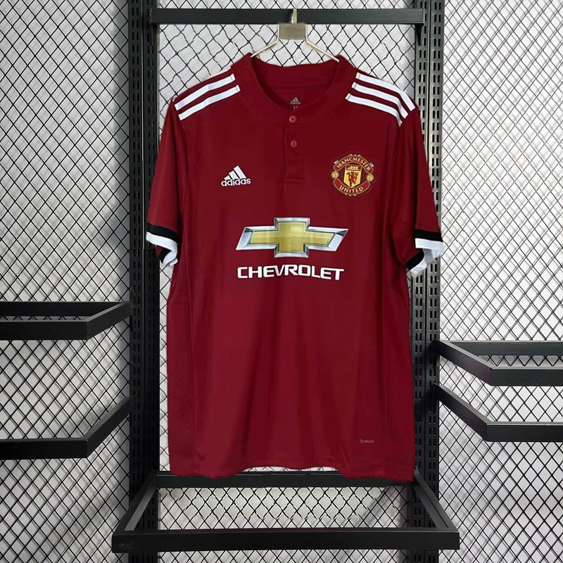 Retro 2017-18 Manchester United home Football jersey retro