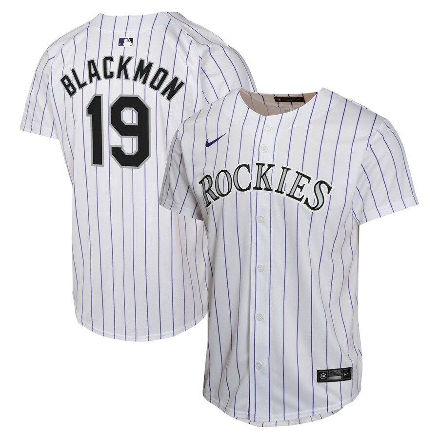 Charlie Blackmon Colorado Rockies Youth Home Game Player Jersey White