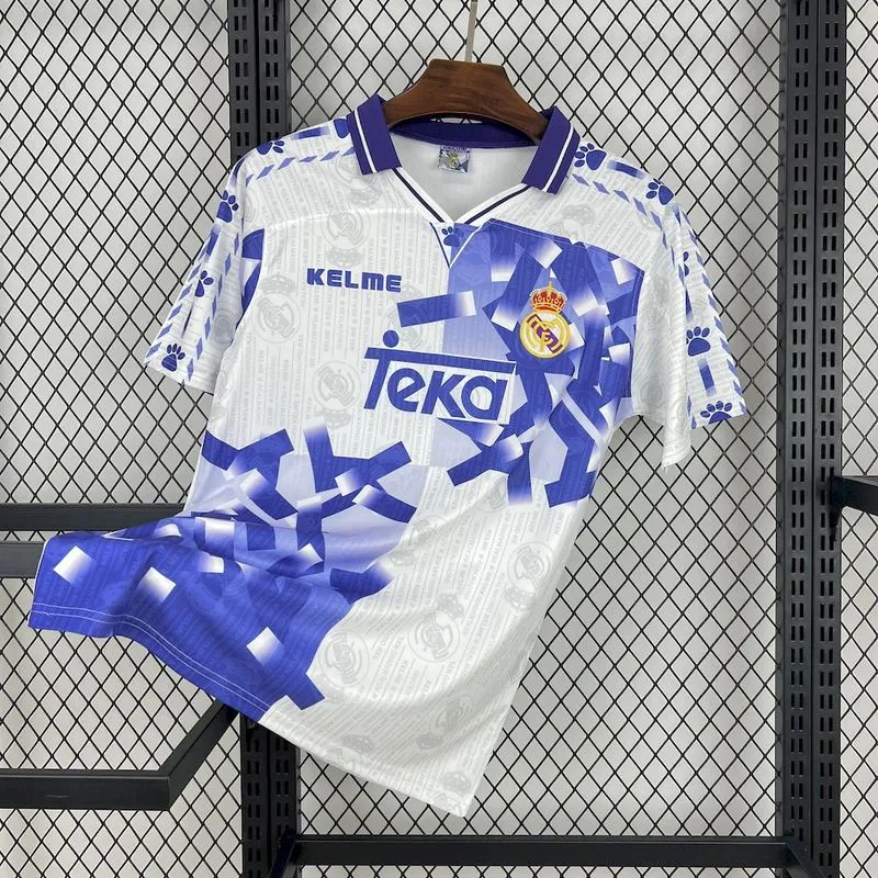 Retro 1996-97 Real Madrid third away Football jersey retro