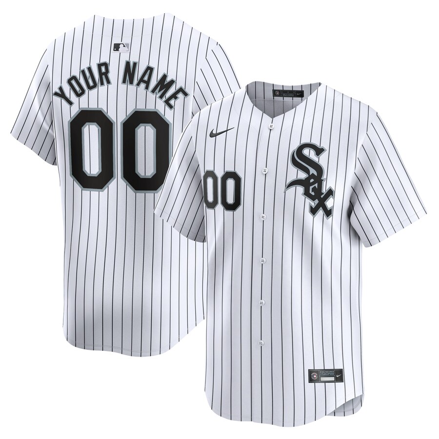 Chicago White Sox Home Limited Custom Jersey White