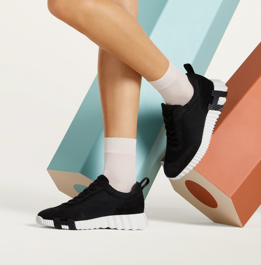 HERMES BOUNCING SNEAKERS BLACK