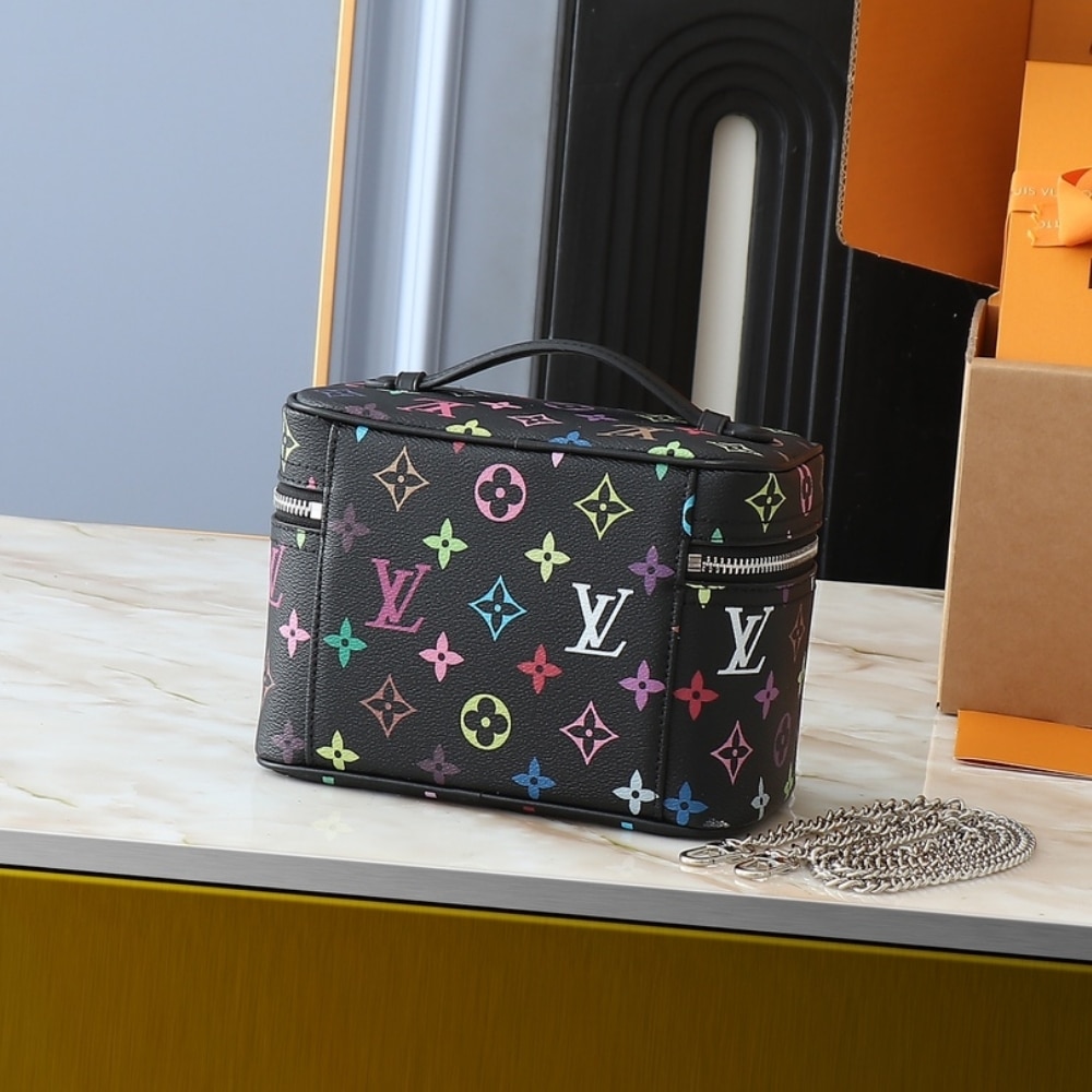 Louis Vuitton X Takashi Murakami Nice Mini Black 20Cm M13747