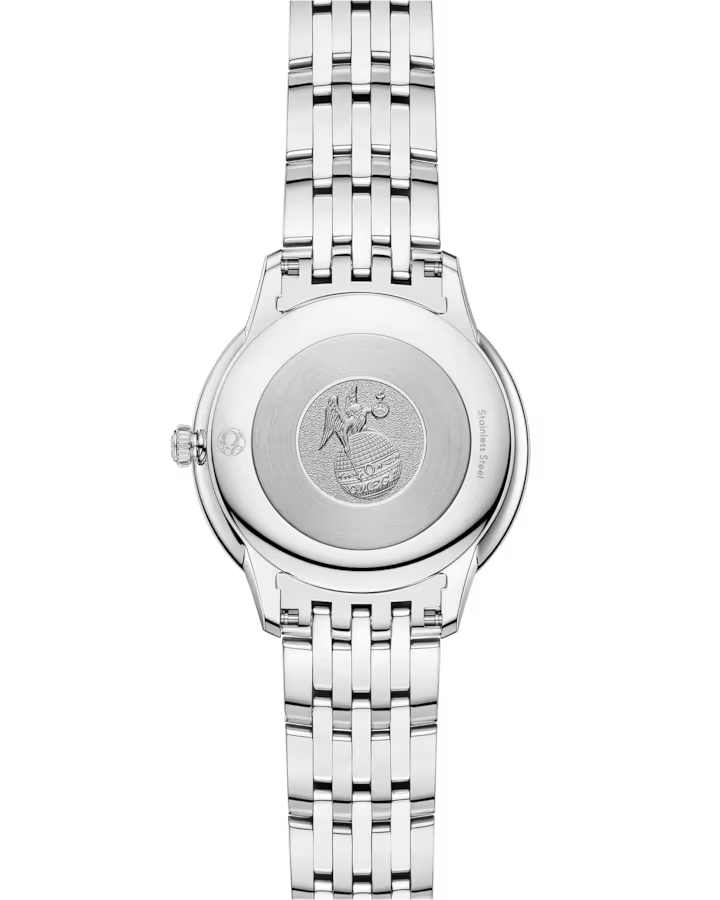 Omega De Ville Prestige 30 mm White Dial Stainless Steel Bracelet 434.10.30.60.05.001