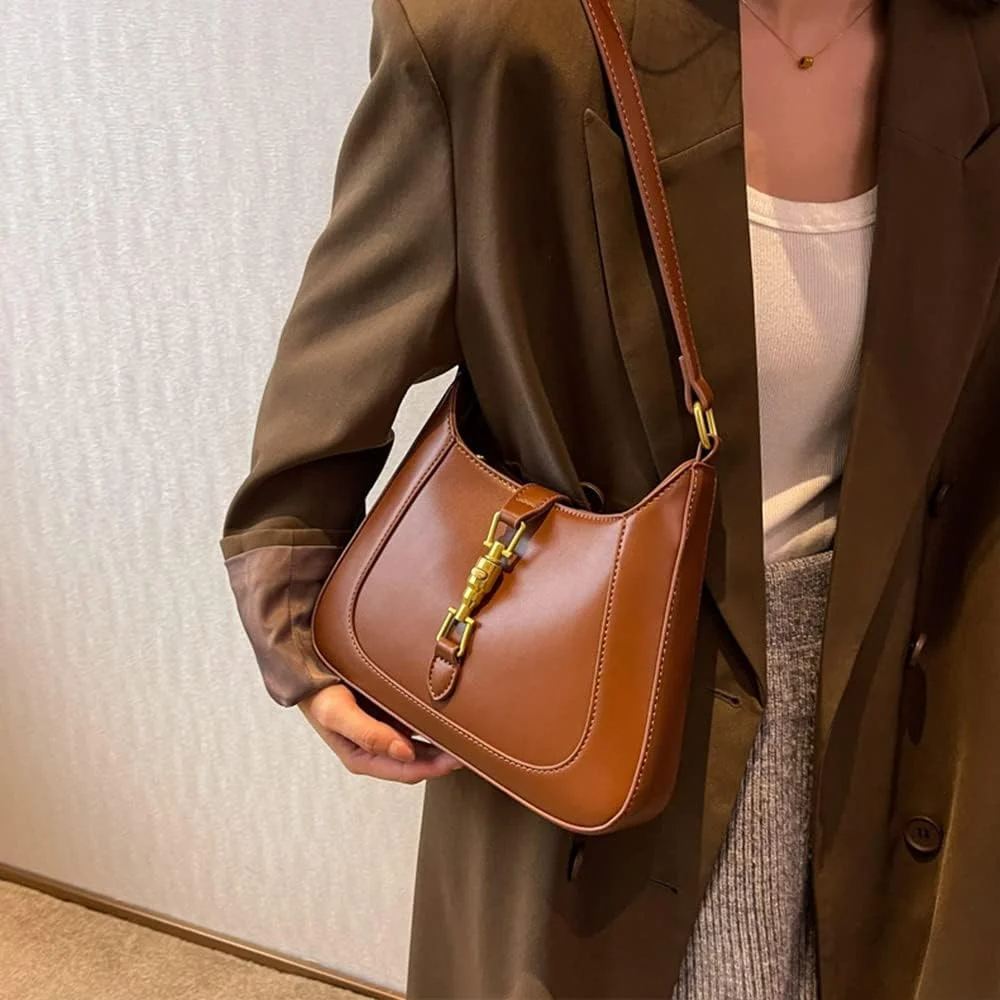 Gucci Jackie 1961 Small Hobo Bag In Brown Leather 27.5cm