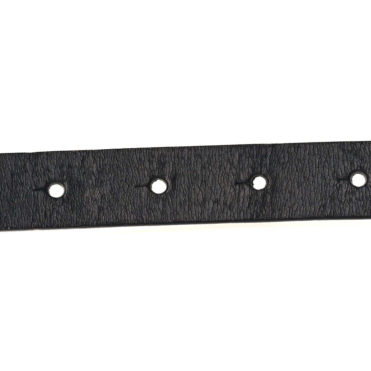 Calfskin Double G 20mm Slim Belt 75/30 Black