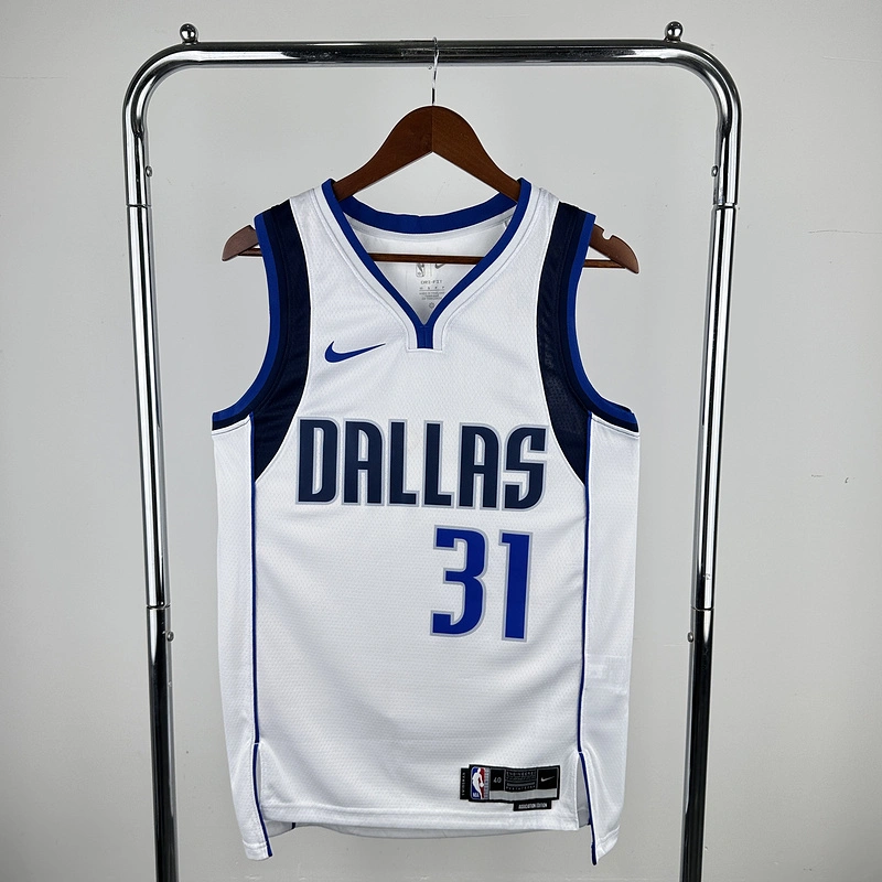 2023 NBA Dallas Mavericks 31 THOMPSON Basketball Jersey