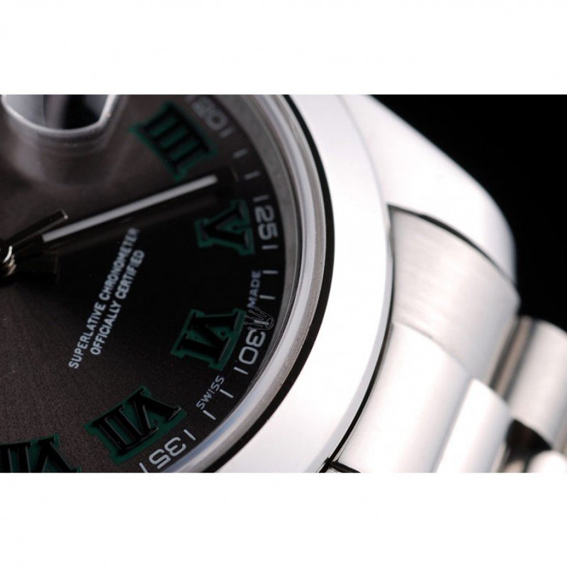 Rolex Datejust 41mm Rhodium Dial 126300 “Wimbledon” Smooth / Oyster