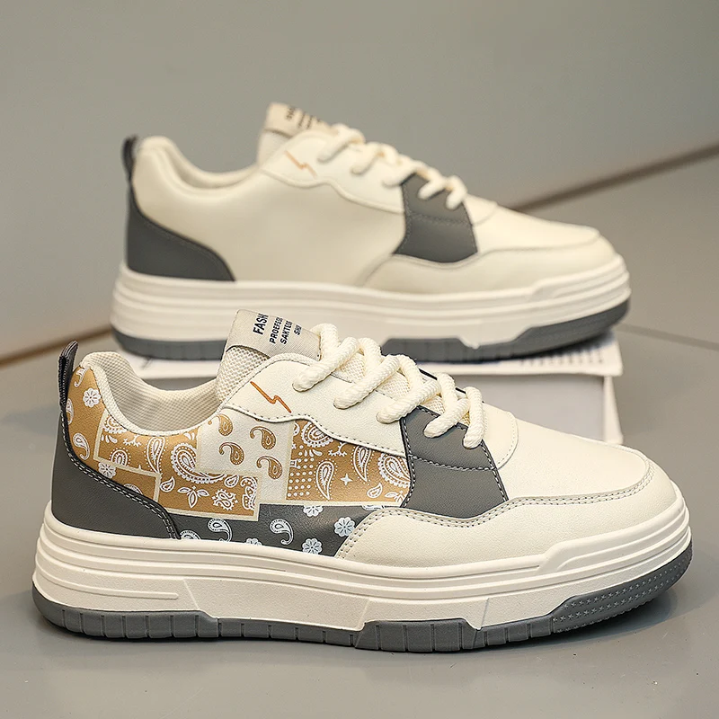 Male Sneakers Walking Hiking Outdoor Footwear Men’s Sports Shoes Trendy All-match Spring and Autumn Main Push Wear-Resistant