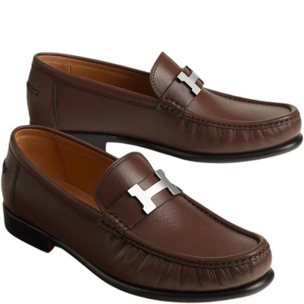 HERMES KARLO LOAFER MARRON PECAN