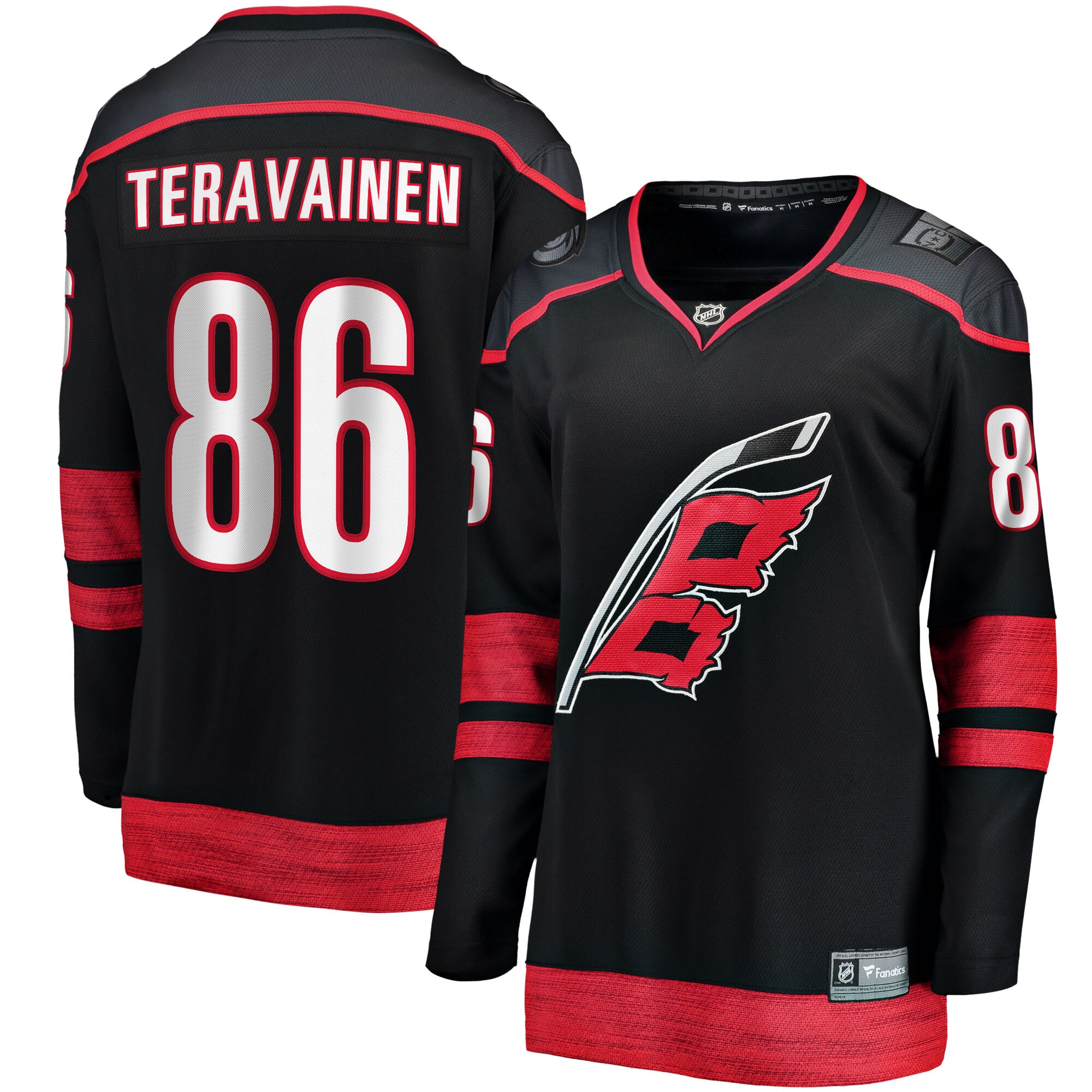 Teuvo Teravainen Carolina Hurricanes Fanatics Women’s Home Breakaway Player Jersey – Black