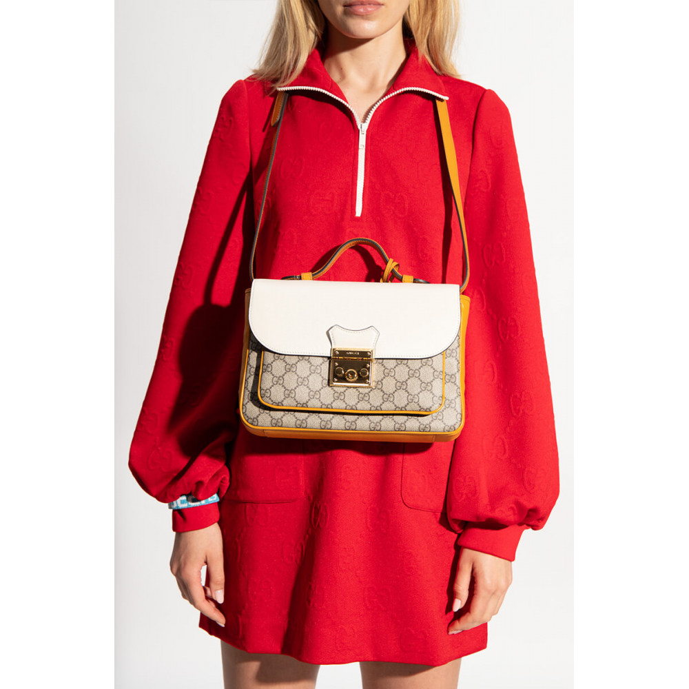 Gucci Padlock Small Shoulder Bag White