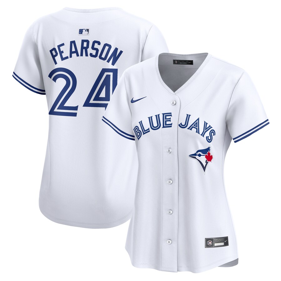 Nate Pearson Toronto Blue Jays Women's Home Limited Player Jersey White