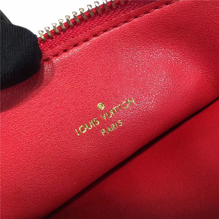 Louis Vuitton F Licie Pochette Scarlet Red 21cm/8.3in