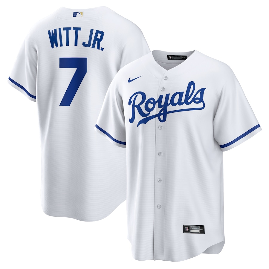 Bobby Witt Jr. Kansas City Royals Home Player Jersey White