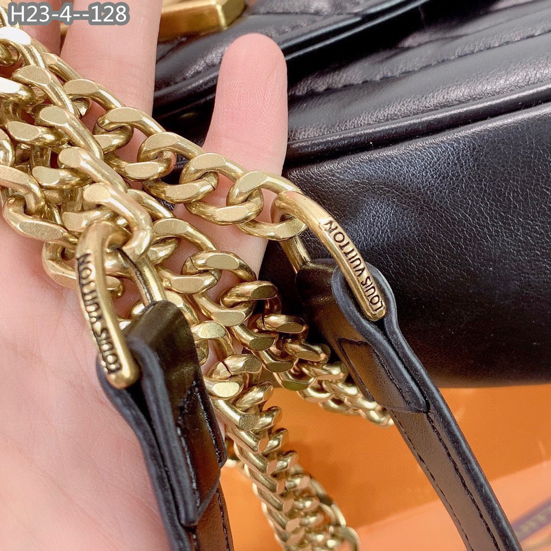 Louis Vuitton New Wave Chain Bag Black 25Cm M55206
