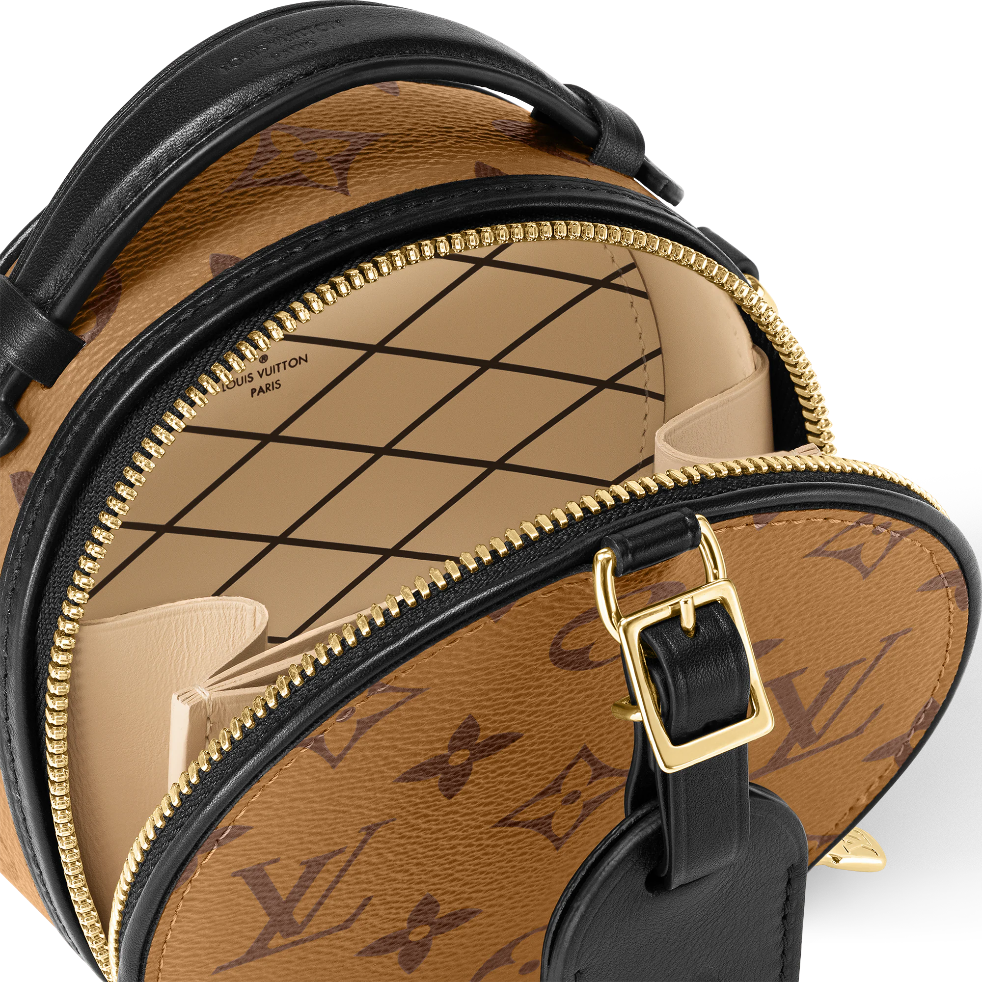Louis Vuitton Mini Boite Chapeau Monogram Reverse – Women – Small Leather Goods 13cm