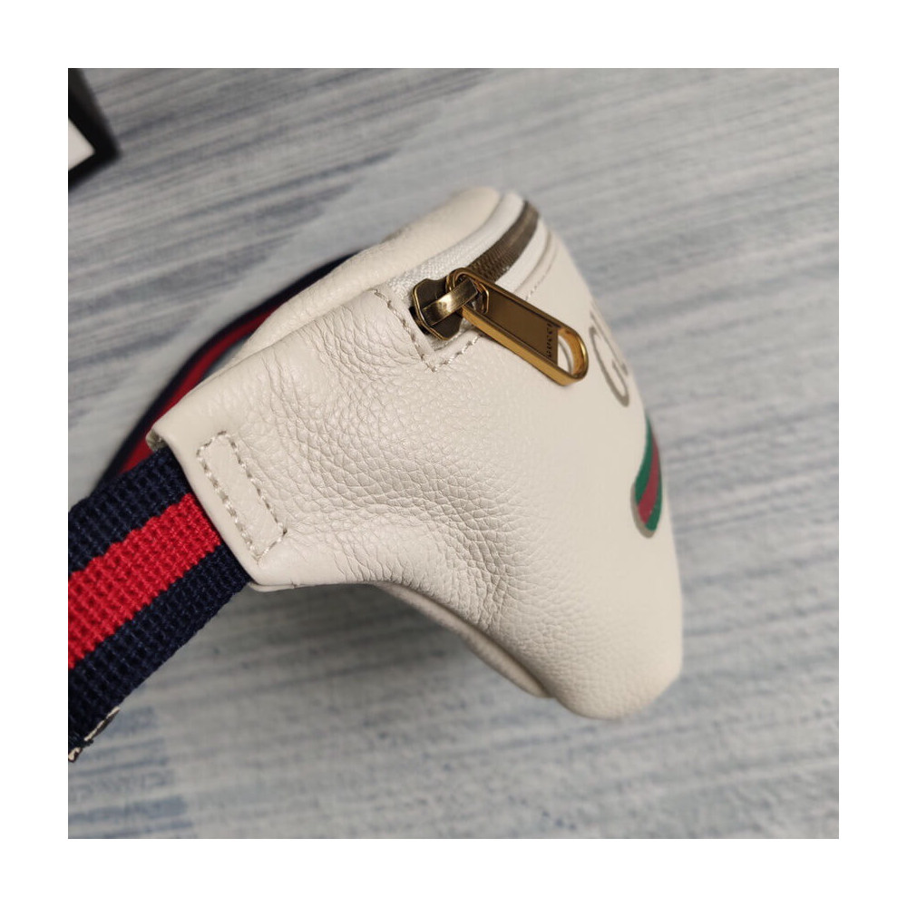 Gucci Print Small Belt Bag Waist Body White