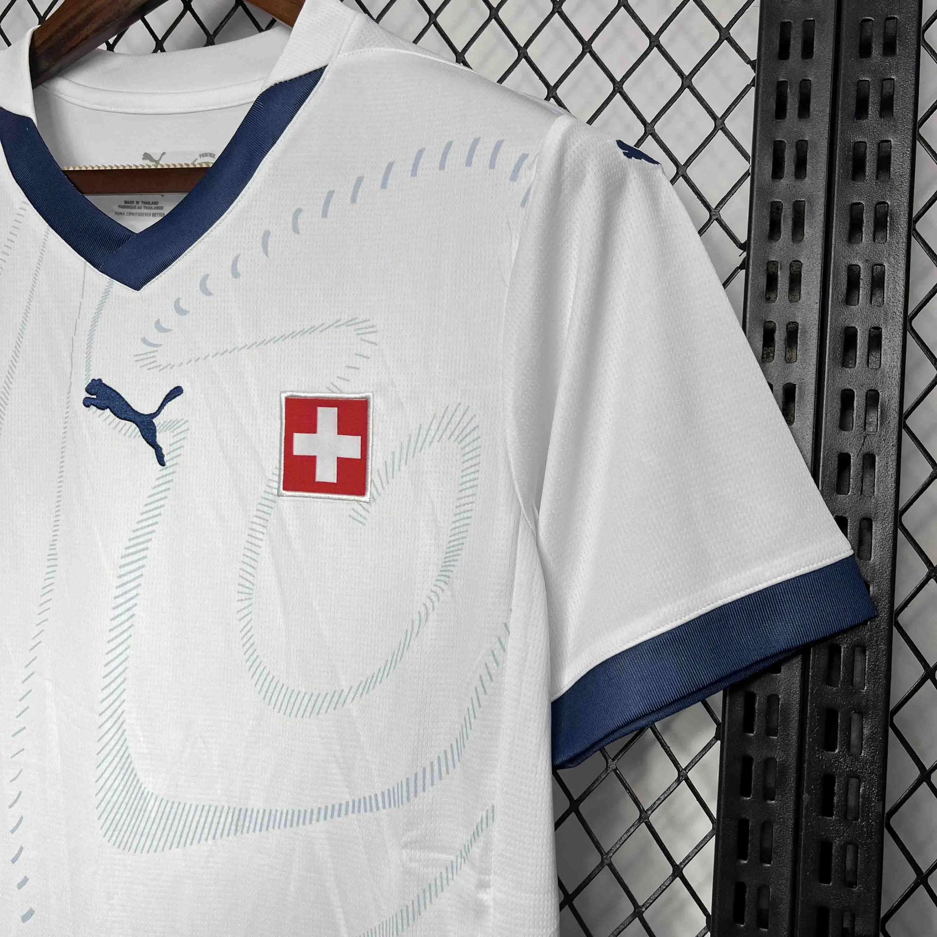 2024 Switzerland Team Away Football Jersey - JerseyFun