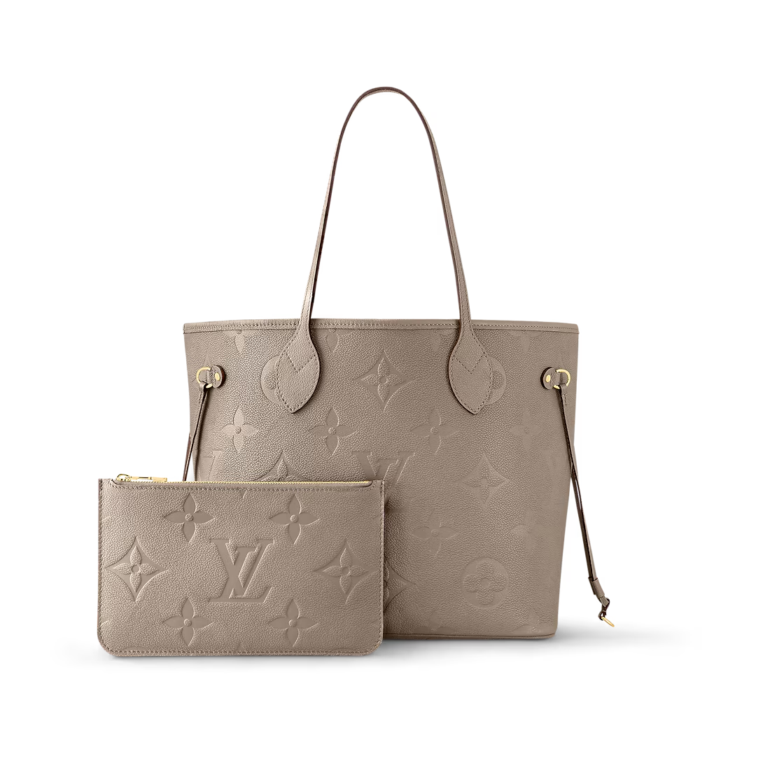 Louis Vuitton Neverfull Mm Tote Bag Tourterelle Gray 31cm M45686