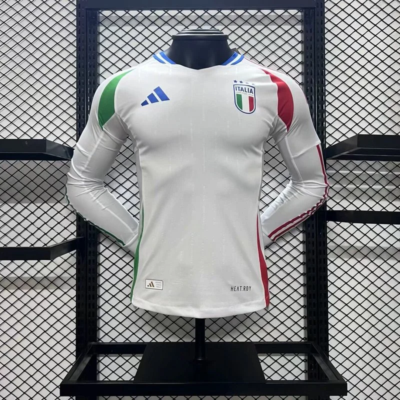 Player 2024-25 Italy Away Long sleeve Football jersey