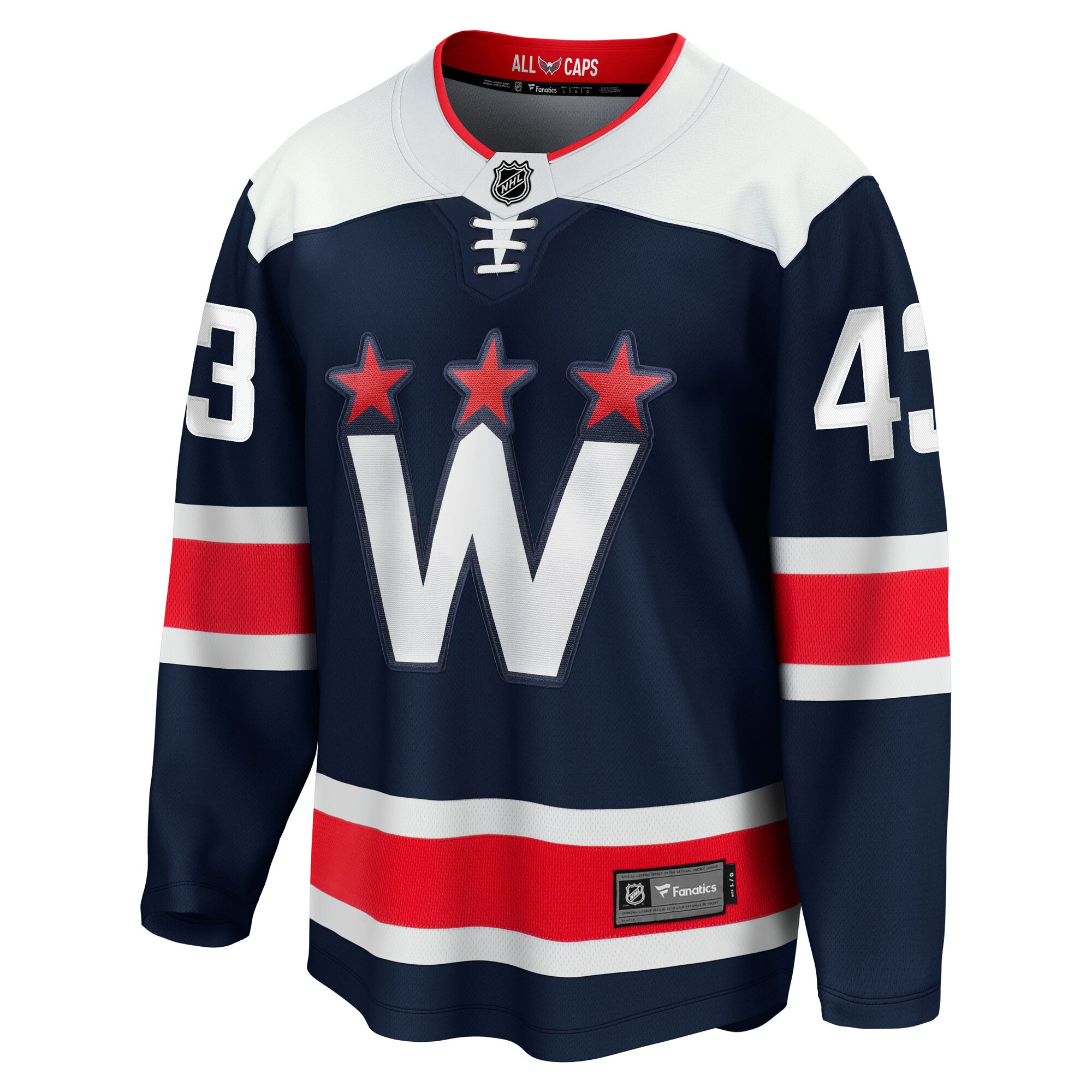 Tom Wilson Washington Capitals Fanatics Alternate Premier Breakaway Player Jersey – Navy