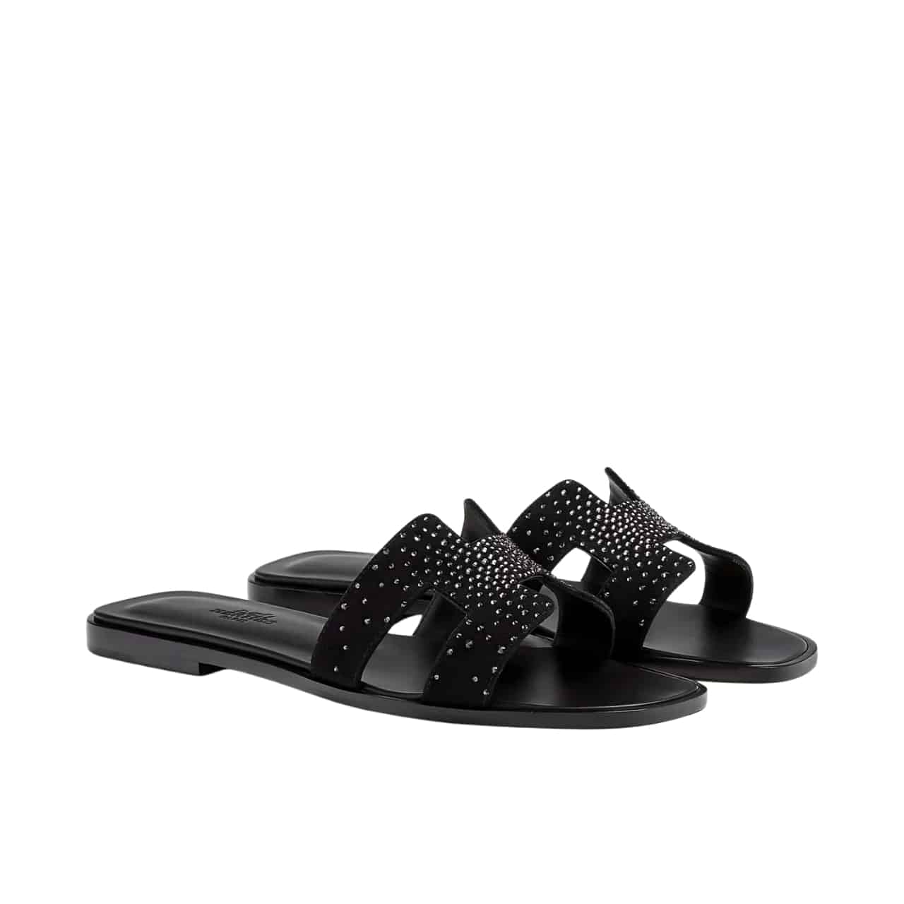 Hermes Oran Sandal Noir H222108Z 02360