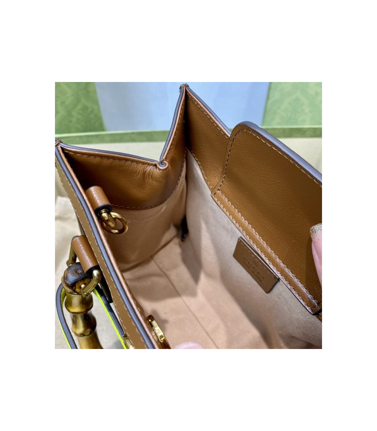 Gucci Diana Mini Tote Bag Brown