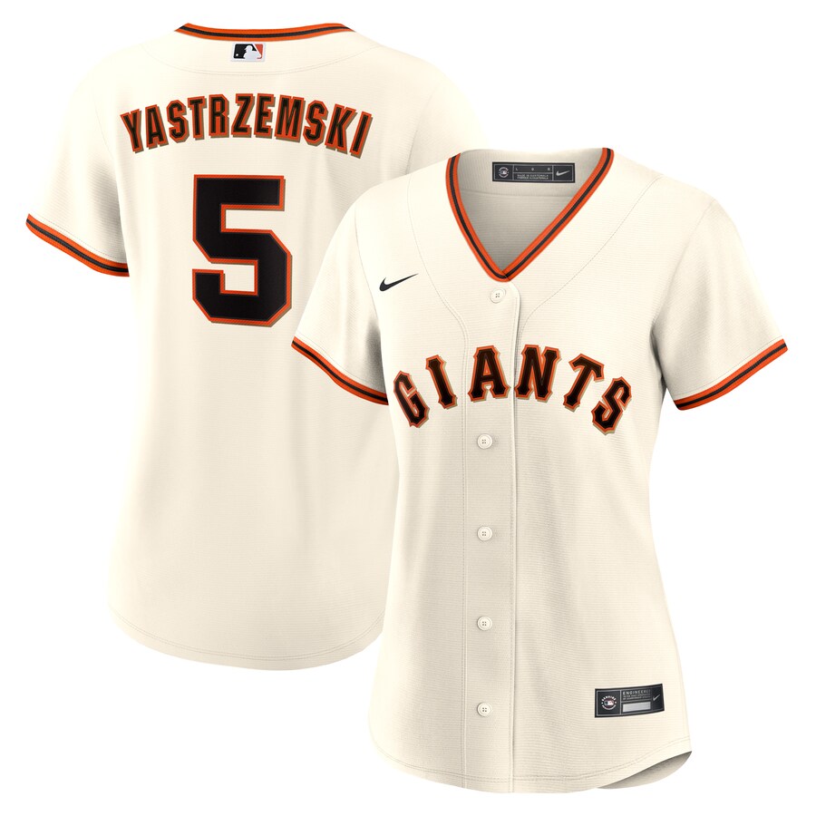 Mike Yastrzemski San Francisco Giants Women's Home Player Jersey Cream