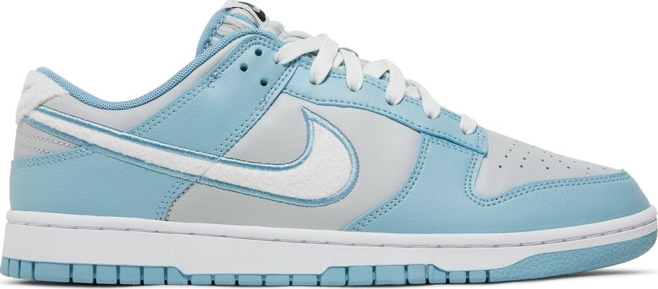 Dunk Low Fleece Swoosh Light Blue FB1871-011