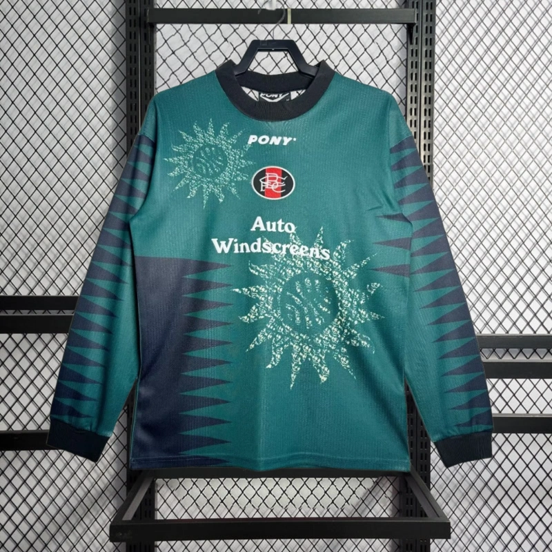 Retro 1996-97 Birmingham City F.C. Goalkeeper Long sleeves Football jersey Retro