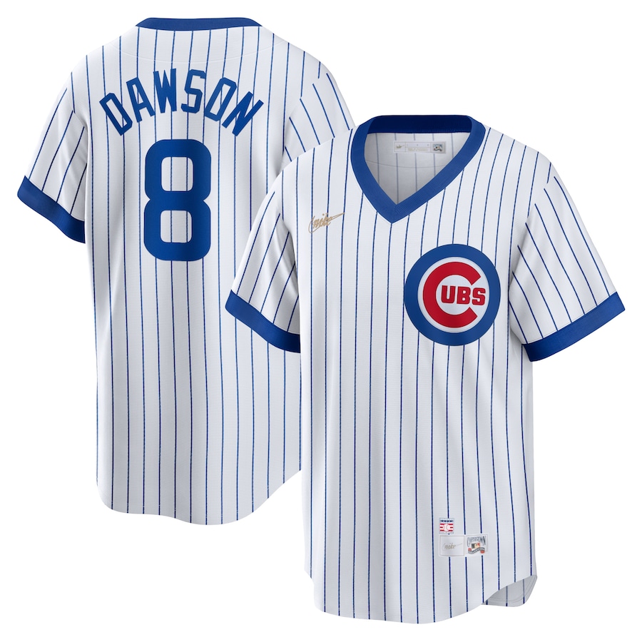Andre Dawson Chicago Cubs Home Cooperstown Collection Player Jersey White