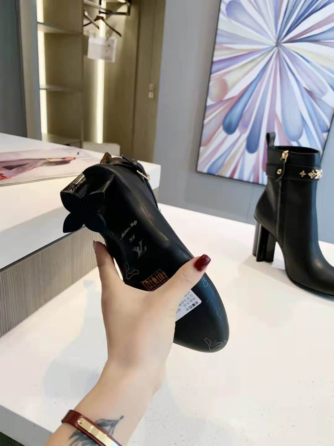 Louis Vuitton Ankle Boot Black