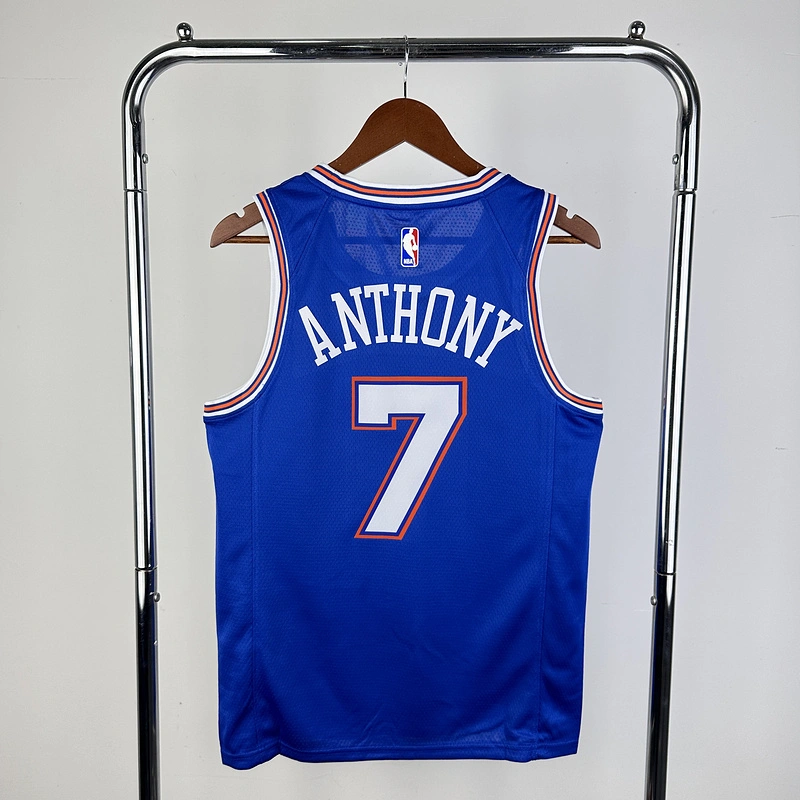 2021 New York Knicks 7 ANTHONY Basketball Jersey
